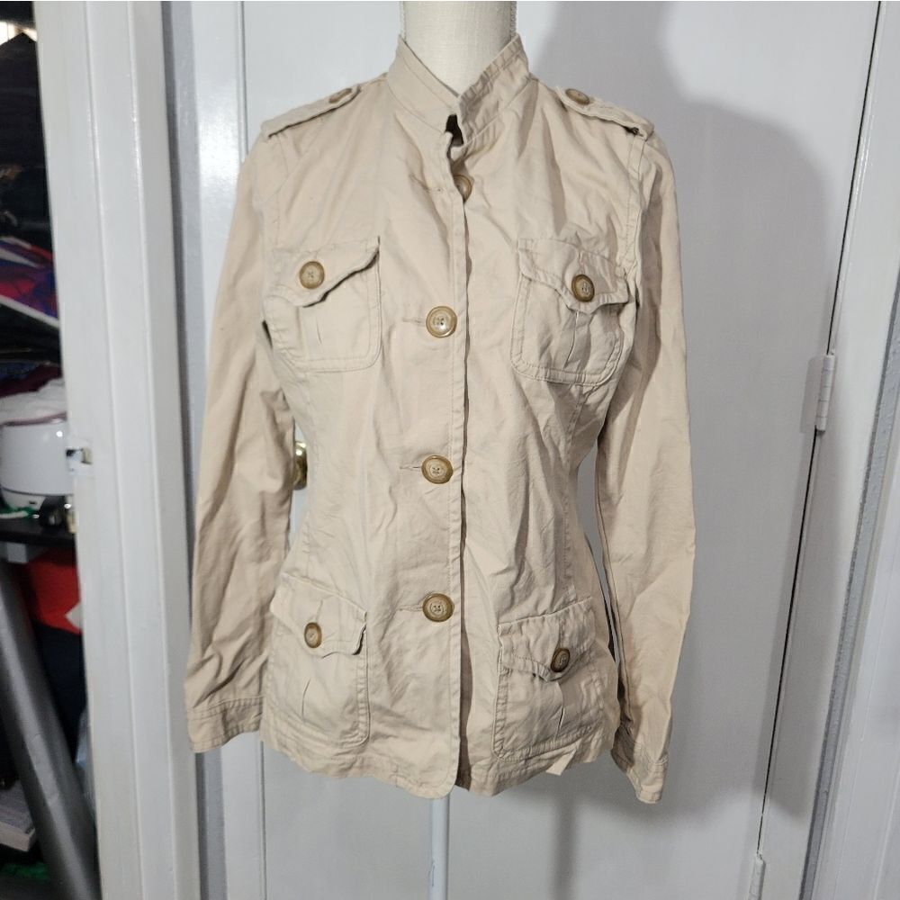 Gap buttonup khaki jacket  - Picture 2 of 11